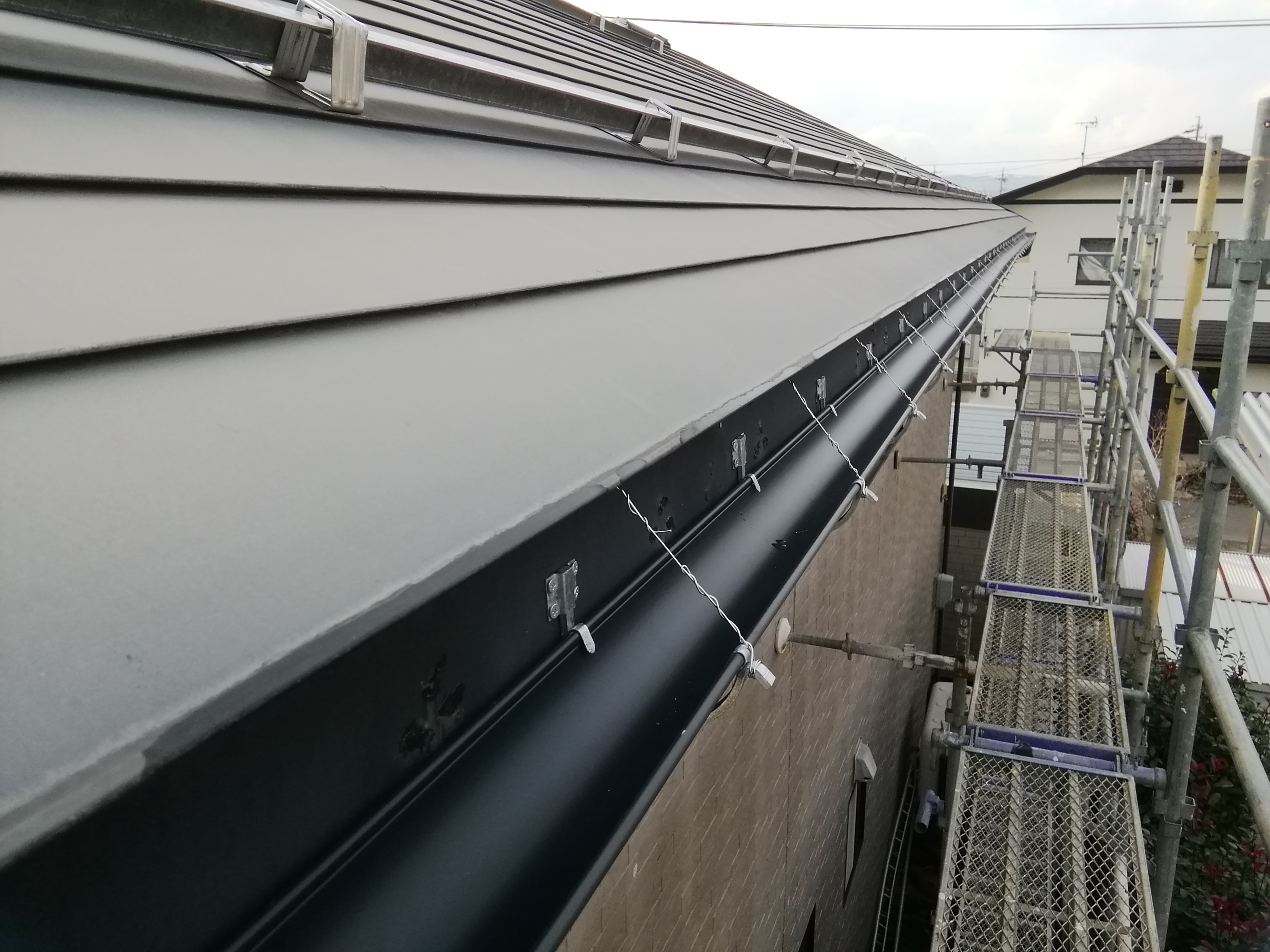 Y様邸2　雨樋取替え　中野市